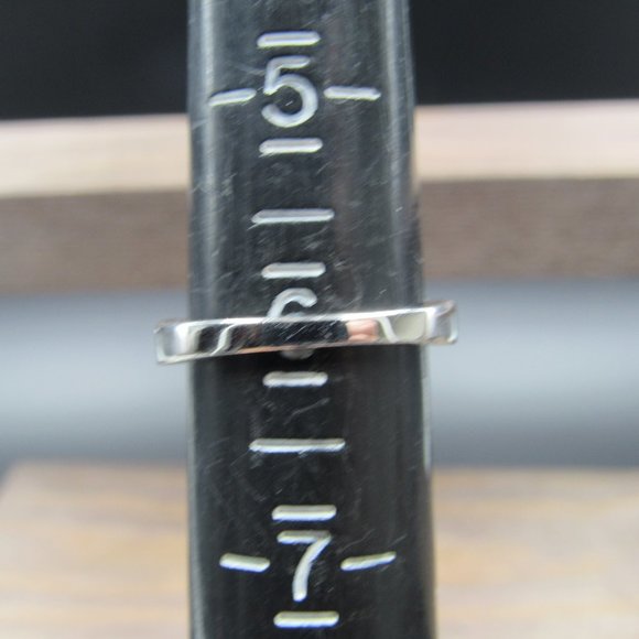 Size 6 Sterling Silver Stunning Topaz & CZ Ring - Picture 5 of 7